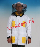 O0038 - Včelařský kabát s kloboukem barevný vel. 54 