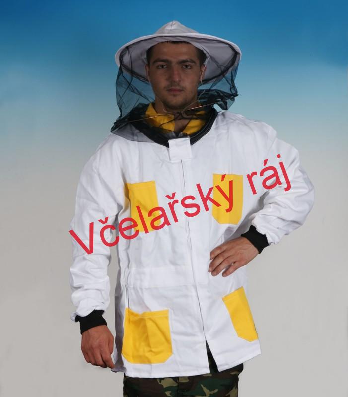 O0040 - Včelařský kabát s kloboukem barevný vel. 58