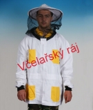 O0041 - Včelařský kabát s kloboukem barevný vel. 60
