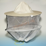 O0024 - Včelařský klobouk černobílá síťka